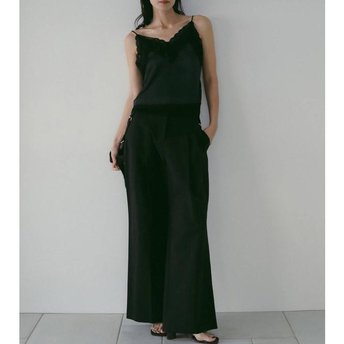 anuke（アンヌーク） サテンレースキャミソール Satin Lace Camisole