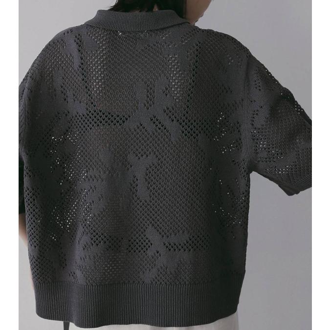 anuke（アンヌーク） メッシュパターンニット Mesh Pattern Knit