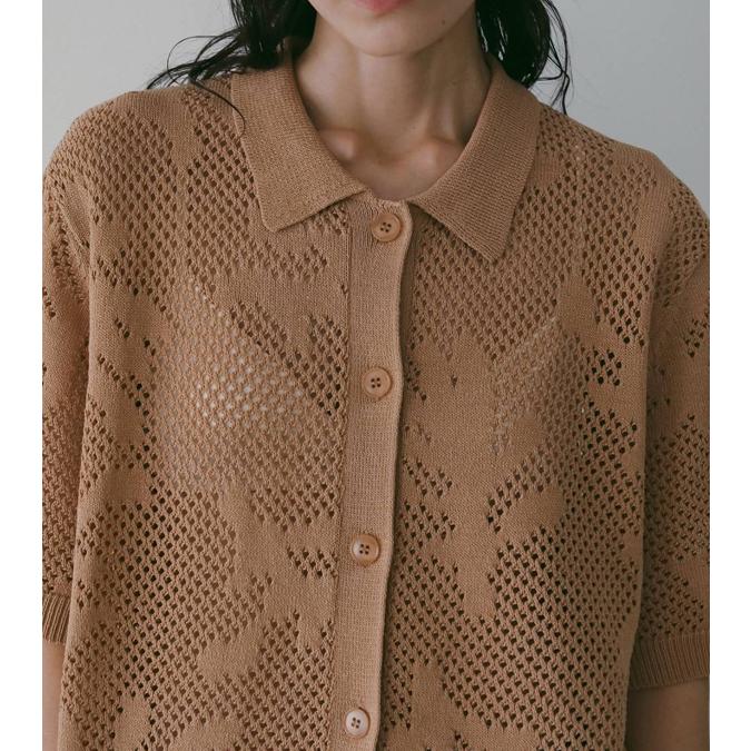 anuke（アンヌーク） メッシュパターンニット Mesh Pattern Knit