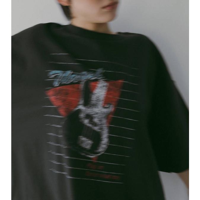 anuke（アンヌーク） プリントオーバーティーシャツ Print Over T