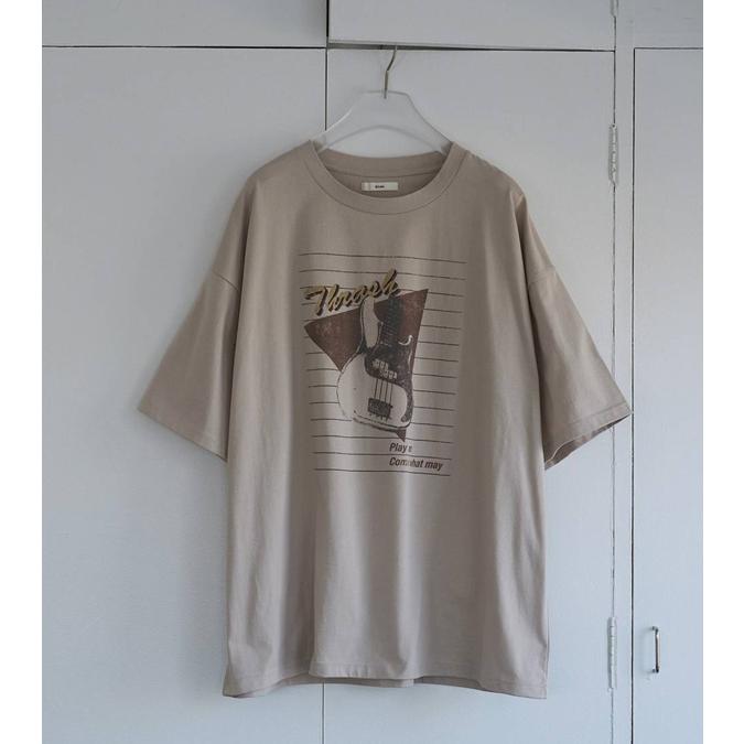 anuke（アンヌーク） プリントオーバーティーシャツ Print Over T