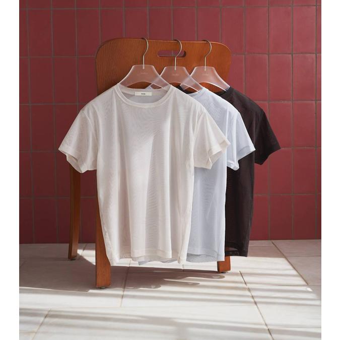 anuke（アンヌーク） シアーチュールティーシャツ Sheer Tulle T