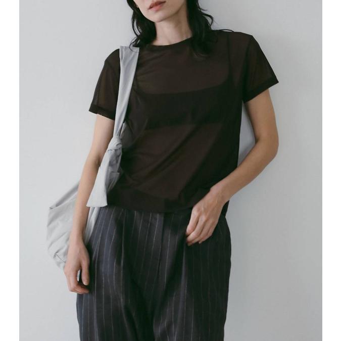ànuke Sheer Tulle T-Shirts anuke（アンヌーク） シアーチュールティーシャツ Sheer Tulle T