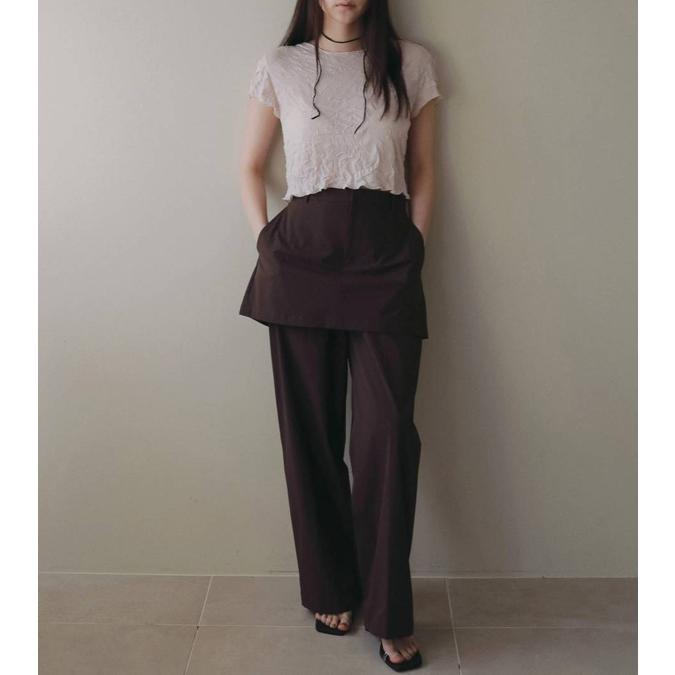 Enof layered pants レイヤードパンツ anuke（アンヌーク） マルチファンクションレイヤードパンツ