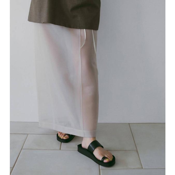 anuke（アンヌーク） エコレザーベルトサンダル Ecoleather Belt