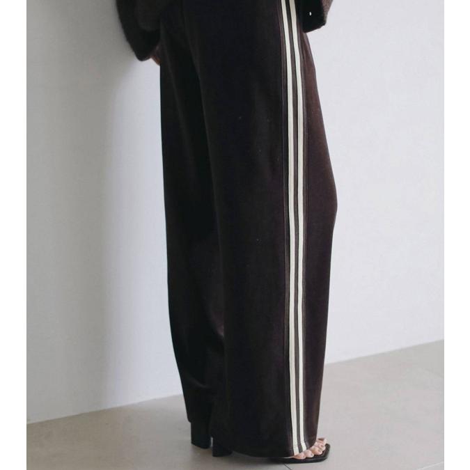 anuke（アンヌーク） ベロアトラックパンツ Velour Track Pants