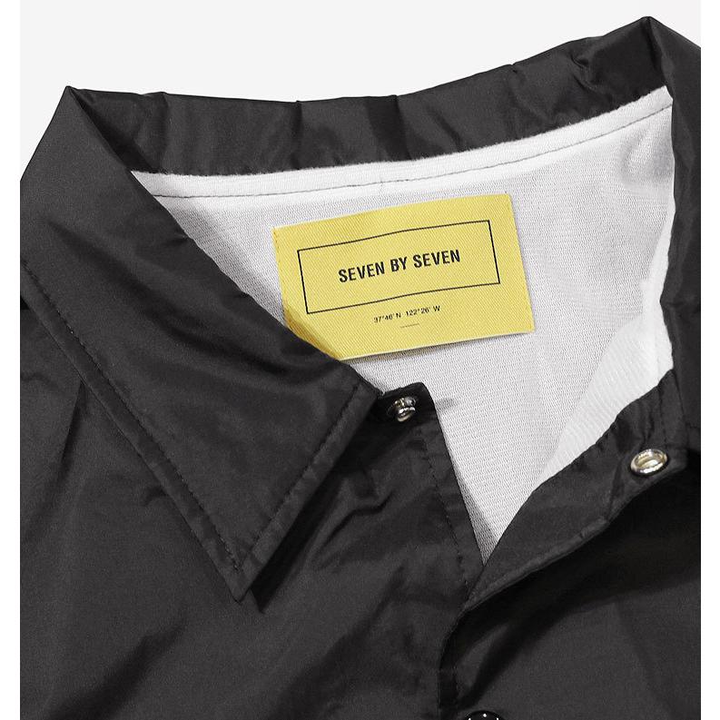 SEVEN'STV セブンズ コーチジャケット Lsize Seven's TV セブンズTV コーチジャケット ブラック Lサイズ