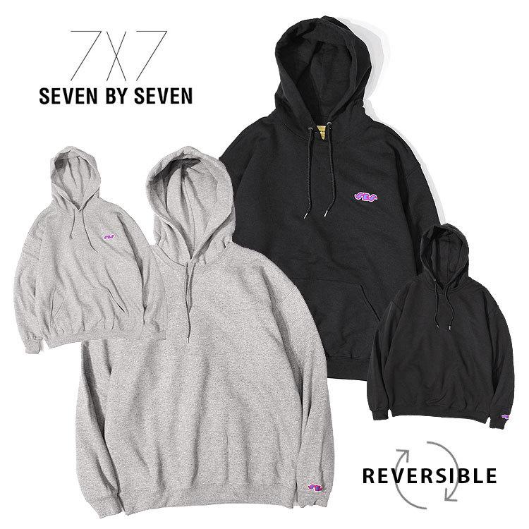 【s30】【セブンバイセブン/7×7】RIVERSIBLE HOODIE（リバーシブルフーディー）-SBS  emblem-[800-1266048]【送料無料】【キャンセル返品交換不可】【let】 : 7x7-21091703-indigo :  イルビゾンテ正規取扱店ノワ - 通販 -