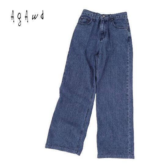 s30】【アガウド/AgAwd】Wide Denim（ワイドデニム）[21-110063]【送料 