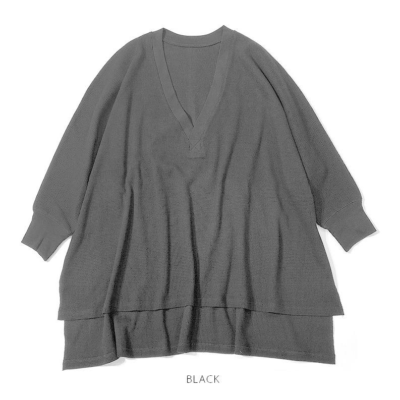 AgAwd  Thermal Tops サーマルトップス s30】【アガウド/AgAwd】Thermal Loose Slit Tops（サーマルルーズ