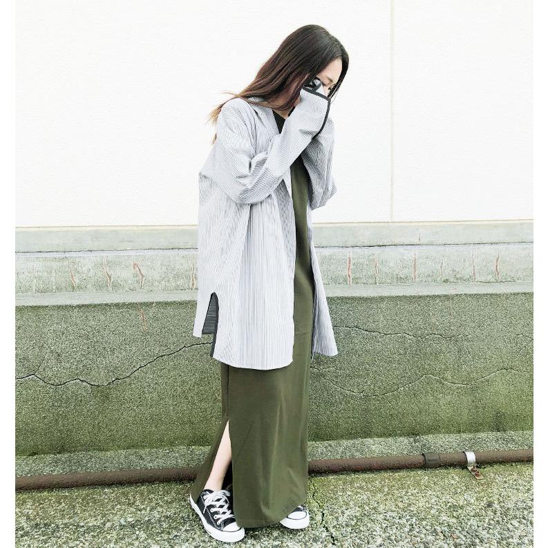 s40】【アガウド/AgAwd】INDIGO 別注 Nosleeve Tee One-piece