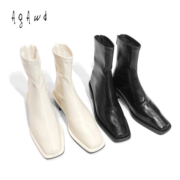 s30】【アガウド/AgAwd】Mannish Short Boots（マニッシュショート 