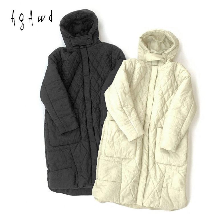 AGAWD（アガウド） 【s40】【アガウド/AgAwd】Quilting Eco Down Coat