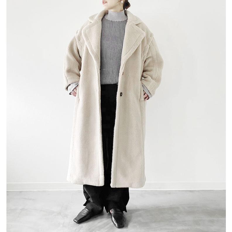 AgAwd 【s30】【アガウド/AgAwd】2WAY Boa Long Coat（2WAYボアロング 