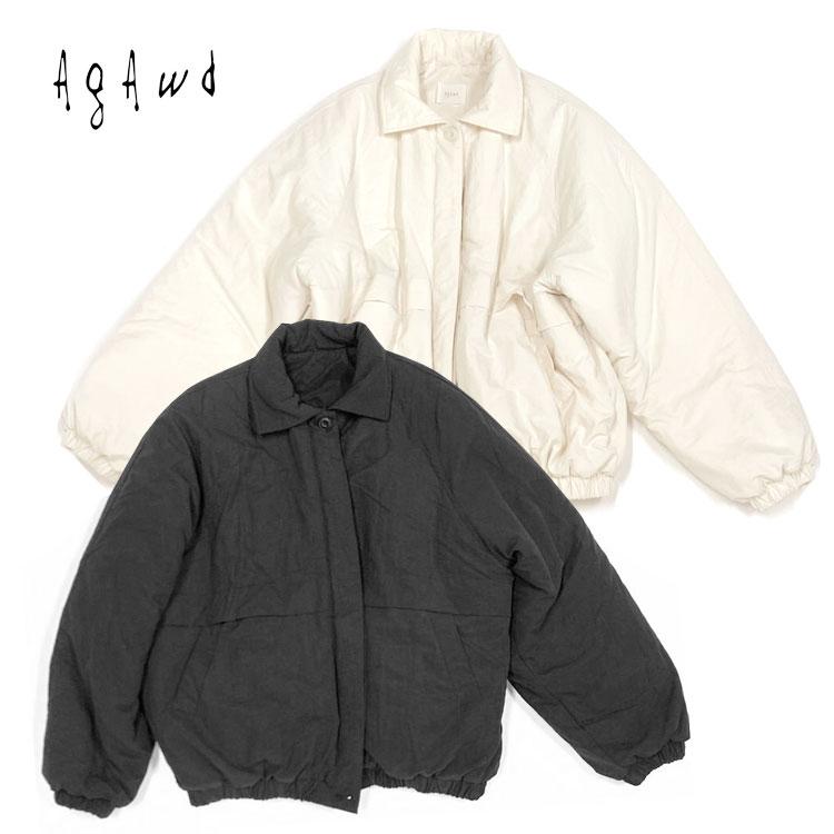 AGAWD 【s30】【アガウド/AgAwd】Volume Collar Blouson AGAWD 【s30】【アガウド/AgAwd】Volume Collar Blouson