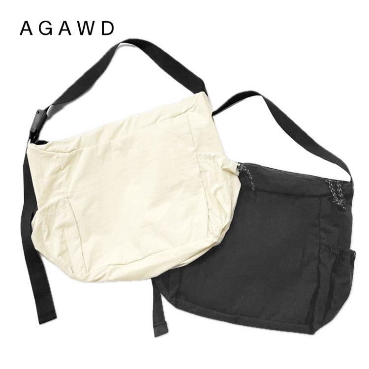 AGAWD（アガウド） 【アガウド/AgAwd】ナイロンメッセンジャーバッグ