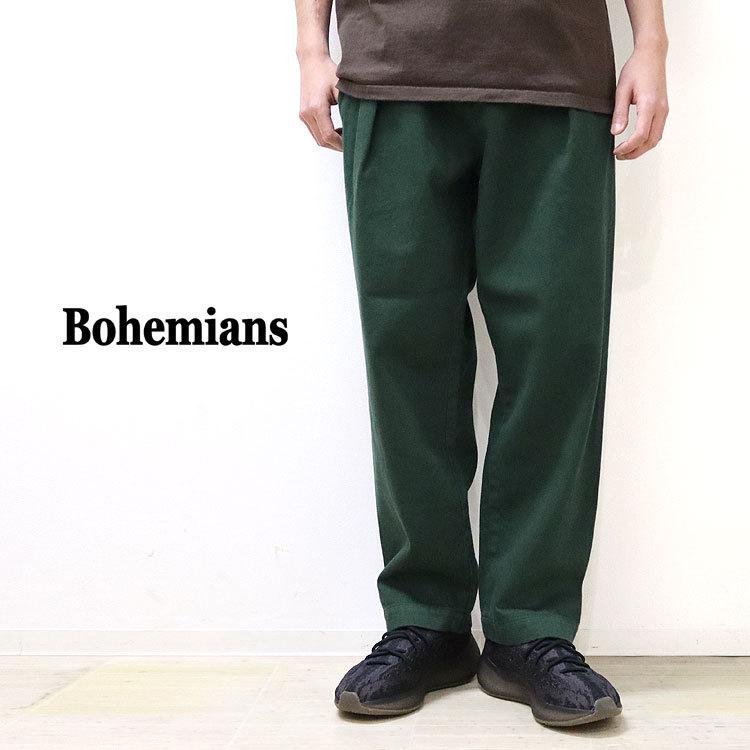 【ボヘミアンズ/Bohemians】COL DENIM RELAX TUCK PANTS（カラーデニムリラックスタックパンツ）[BP-171]【送料無料】 ワーク、ペインターパンツ