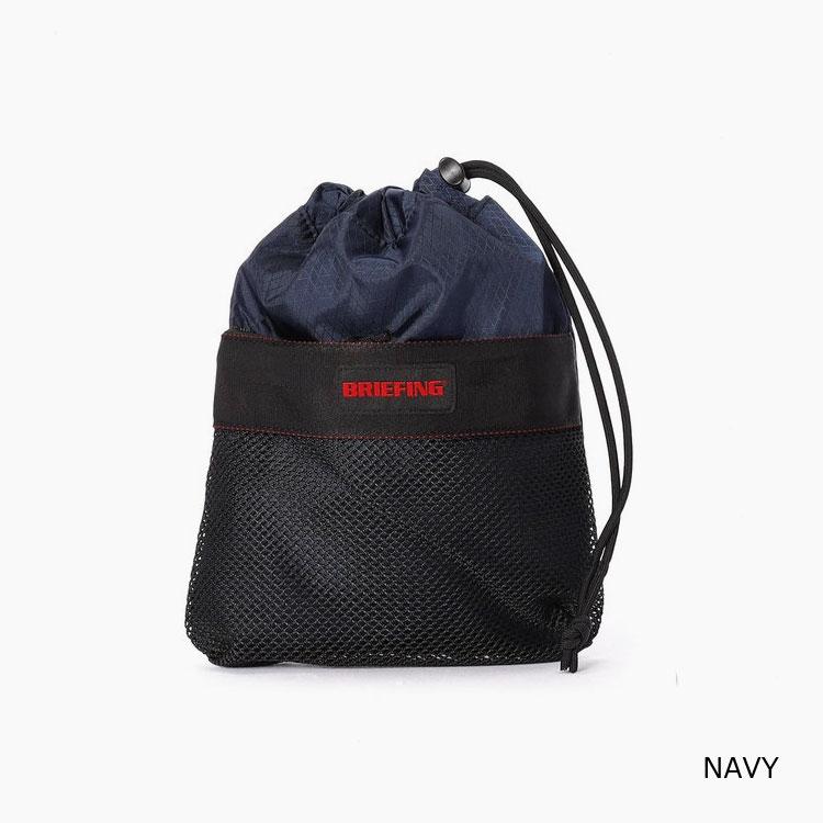 BRIEFING（ブリーフィング） MESH DRAWSTRING POUCH S 巾着 ポーチ