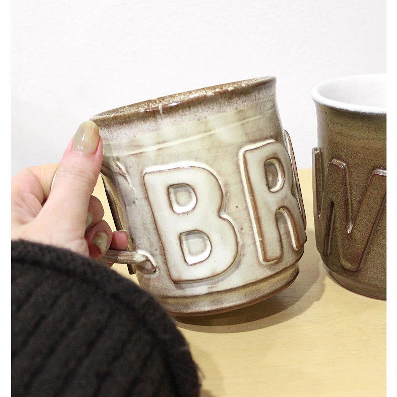 ブラウンバイツータックス/BROWN by 2-tacs】BROWN mug（ブラウンマグ