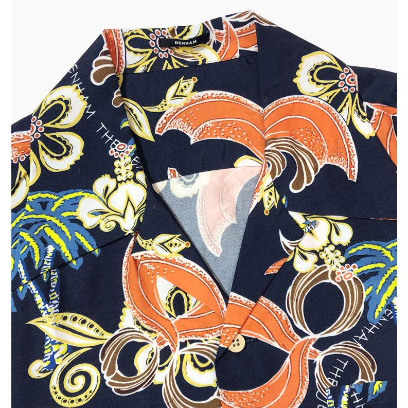 デンハム/DENHAM】SCISSOR ALOHA SHIRTS（シザーアロハシャツ）[No_01 