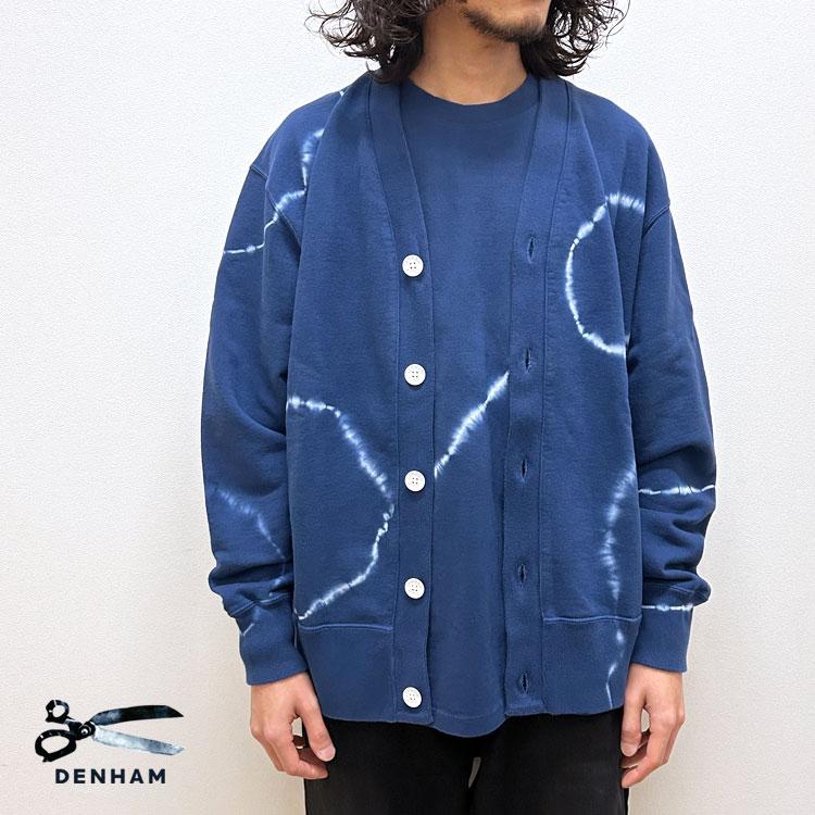 DENHAM 【デンハム/DENHAM】TIE DYE SWEAT CARDIGAN（タイダイ 