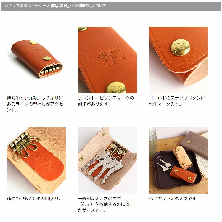 IL BISONTE（イルビゾンテ） ギフトセット スナップボタンキーケース