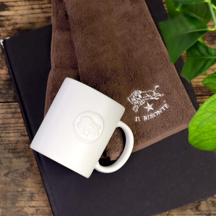 IL BISONTE（イルビゾンテ） ギフトセット ロゴマグカップ×ハンド