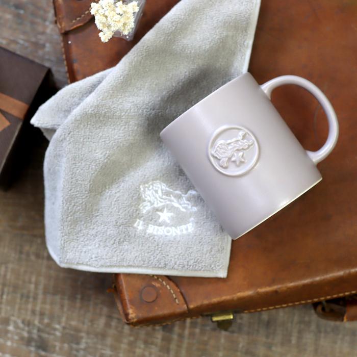 IL BISONTE（イルビゾンテ） ギフトセット ロゴマグカップ×ハンド