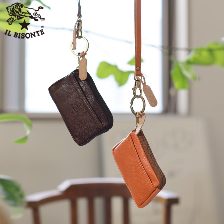 イタリア製 IL BISONTE イルビゾンテ トラベルセット IL BISONTE（イルビゾンテ） ギフトセット コインケース キーリング付