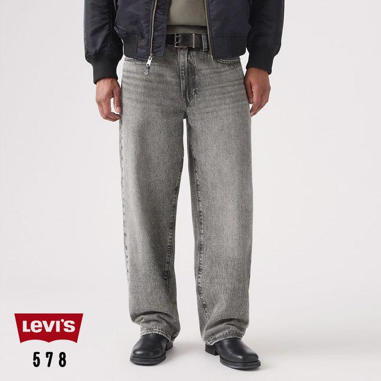 Levi's（リーバイス） 578 バギージーンズ グレー a47500058【id