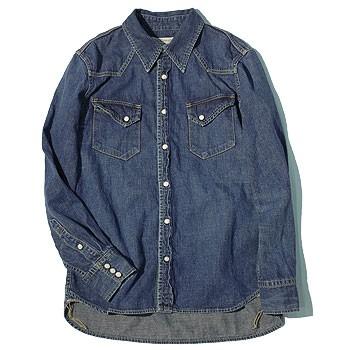 レミレリーフ Remi Relief ビッグサイズデニムウエスタンシャツナチュラル加工ノーマル 送料無料 Rem Indigo イルビゾンテ正規取扱店ノワ 通販 Yahoo ショッピング