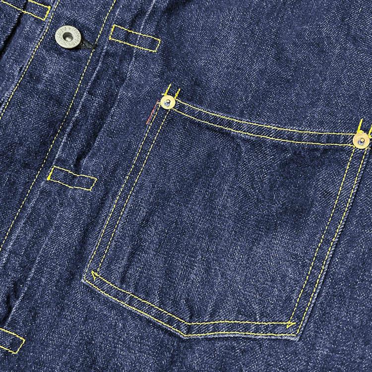 REMI RELIEF レミレリーフ 12oz DENIM 大戦モデル JKT (BLUE) デニムジャケット Gジャン RN30389033【id】の画像