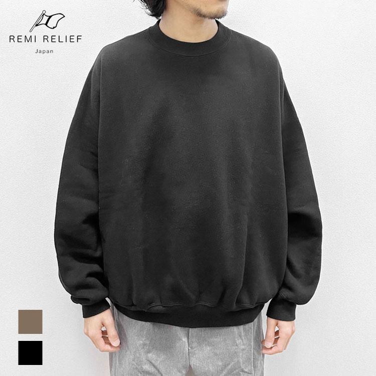 REMI RELIEF（レミ レリーフ） ノンストレス起毛裏毛クルー RN6025SDP
