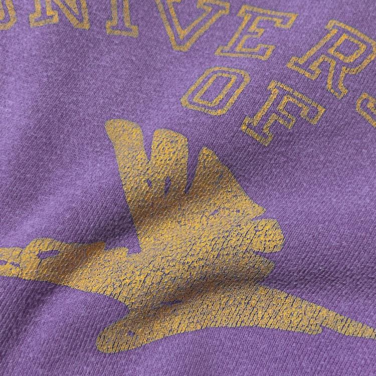 REMI RELIEF（レミ レリーフ） SP加工起毛裏毛クルー(UNIVERSITY OF