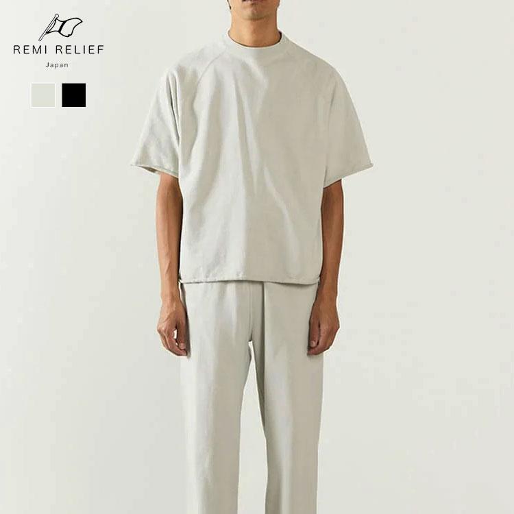 REMI RELIEF（レミ レリーフ） SP加工スーピマ裏毛ラグランS/Sクルー T
