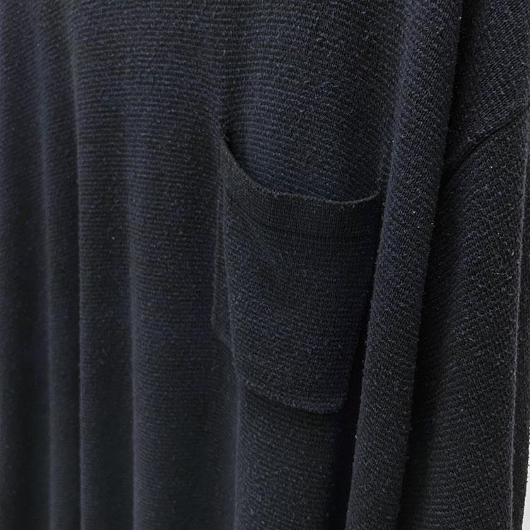 SANMONT サンモント Silk Noir Knit S/S Crew Neck サマーニット