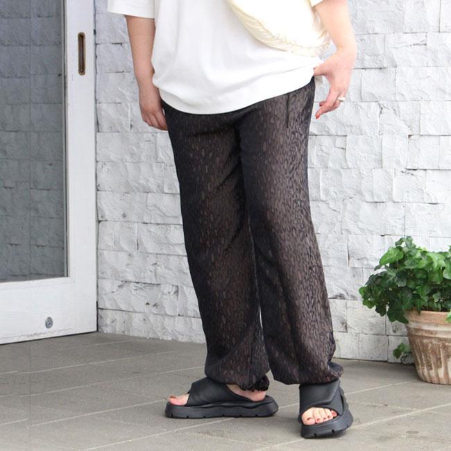 完売品！2025AW 新作！TICCA レオパードジャガードパンツ レオパードジャガードパンツ/TBEA-132