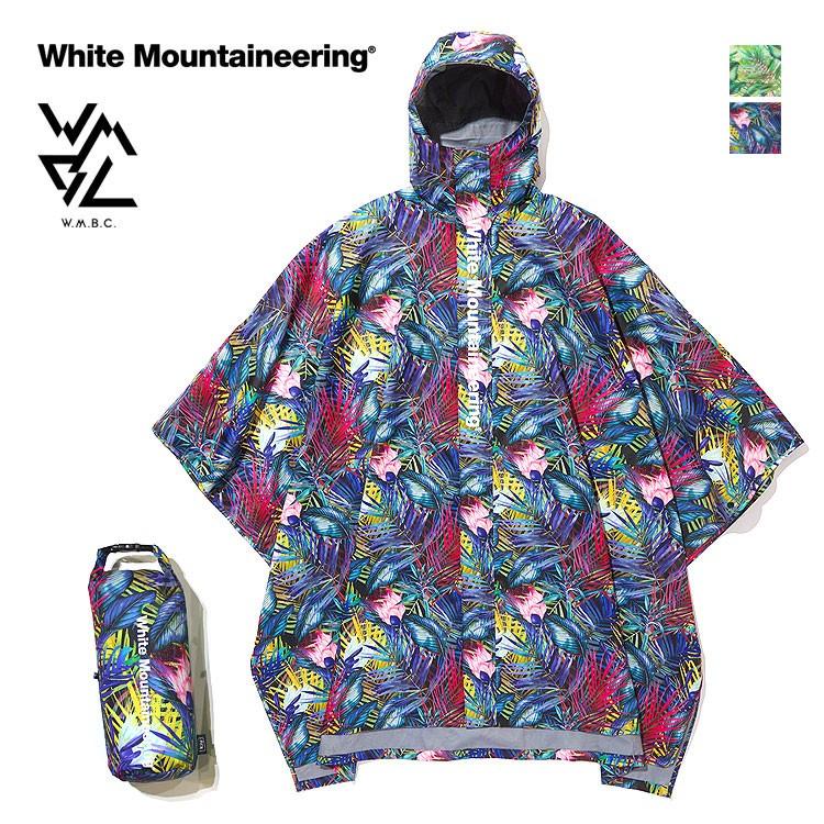 【s30】【ホワイトマウンテニアリング/White Mountaineering】BOTANICAL PRINTED RAIN PONCHO [WM2071818]【送料無料】【キャンセル返品交換不可】【let】｜noix