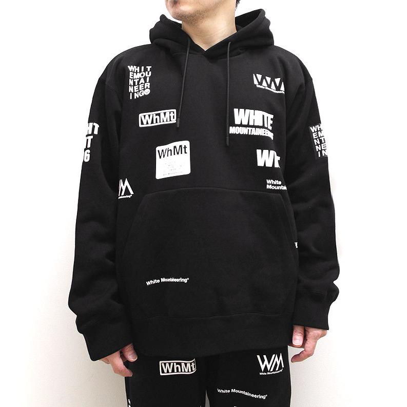 【ホワイトマウンテニアリング/White Mountaineering】WM LOGO RANDAM PRINTED HOODIE（ロゴランダムプリンテッドフーディー）[WM2173527]【送料無料】｜noix｜07