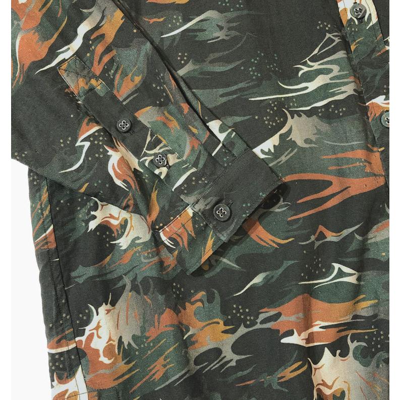 【s20】【ホワイトマウンテニアリング/White Mountaineering】WAVE CAMO W COLLAR WIDE SHIRT[WM2271105]【送料無料】【キャンセル返品交換不可】【let】｜noix｜05