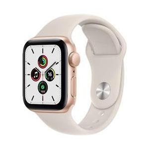 Apple Apple Watch SE（GPSモデル）- 40mmゴールドアルミニウムケースとスターライトスポーツバンド - レギュラー MKQ03J/A｜nojimaonline