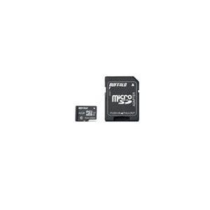 BUFFALO microSDカード UHS-I Class1対応 アダプター付 16GB RMSD-016GU1SA