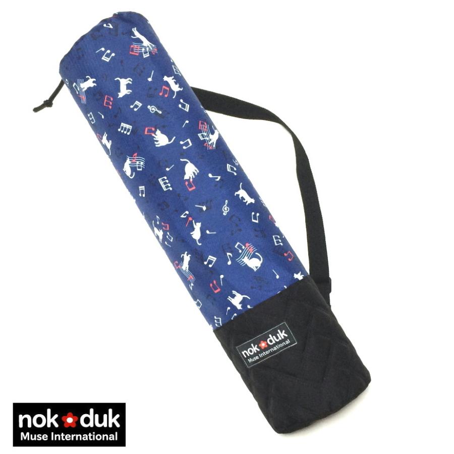 1056円 かわいい Nokduk ヨガマットケース ヨガマットカバー ヨガマットバッグ ネイビーキャット 防水加工 軽量 おしゃれ ヨガマットソフトケース ヨガマットソフトカバー