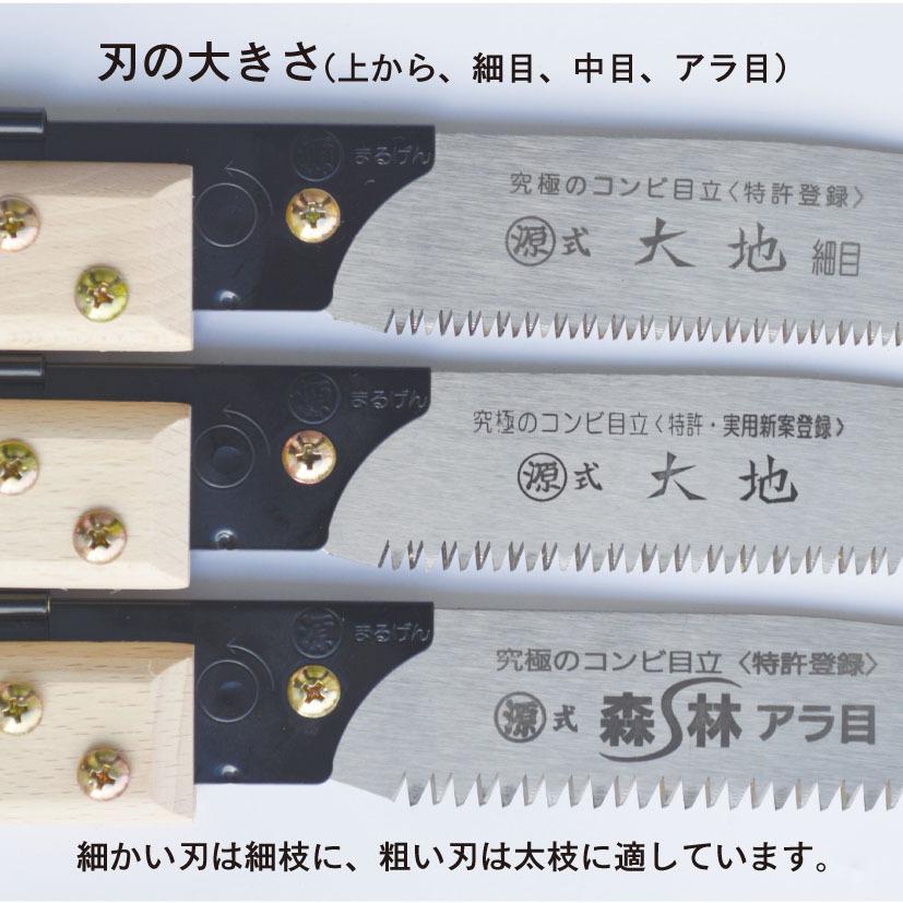 7寸 細目 フック式 替刃 型番655 丸源鋸 大地 剪定 鋸｜nokogiri｜02