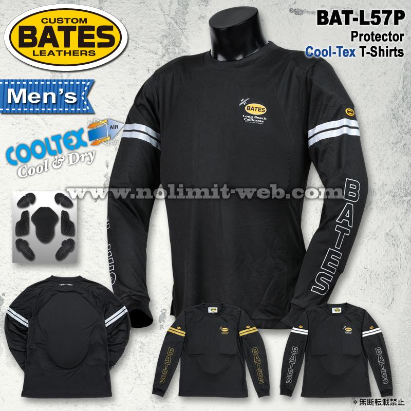 ベイツ BAT-L57P (ゴールドフレーク　XLサイズ)  メンズ プロテクター ロンT BATES 肩肘胸背中PAD装備 吸湿速乾 Cool-Tex 　｜nolimit-bates｜03