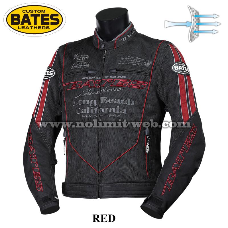 SALE ベイツ BJ-M2411SPL メンズ 2wayメッシュ ライダース ジャケット 防風インナー付き 肩肘胸背中PAD装備 BATES バイク ジャケット | BATES | 08