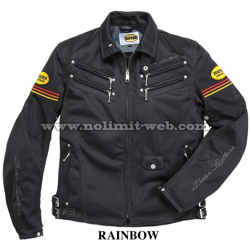 ベイツ ライダースジャケット ライナー付き 2way肩肘背中プロテクター