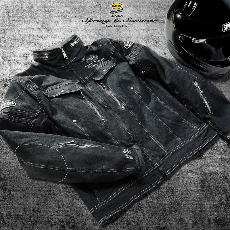 SALE ベイツ SA-D2315 メンズ ストレッチ デニムジャケット BATES 肩肘胸背中PAD装備  バイク ジャケット | BATES | 12