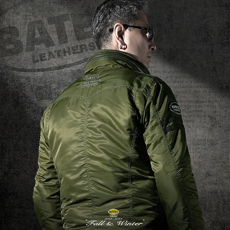 SALE ベイツ SA-N2353 ナイロンジャケット メンズ 中綿入り　肩肘脊髄パッド装備　2023-24秋冬 | BATES | 02