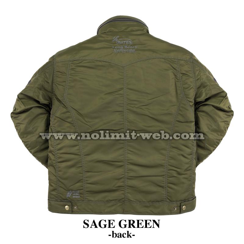 SALE ベイツ SA-N2353 ナイロンジャケット メンズ 中綿入り　肩肘脊髄パッド装備　2023-24秋冬 | BATES | 07